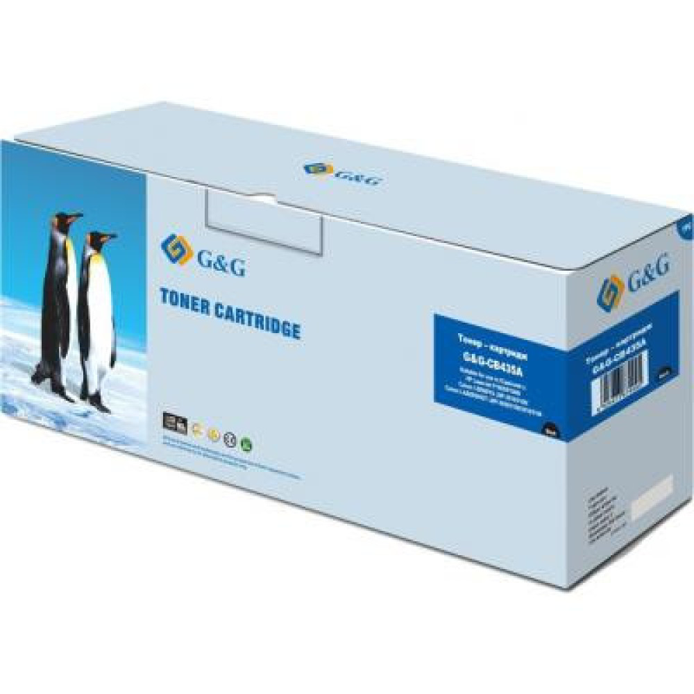Картридж G&G Canon 712, LBP-3010/3020 CB435A Black (G&G-712)
