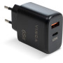 Зарядний пристрій Vinga GaN 65W PD+QC 1C1A ports Wall Charger (VCPCHCA65B) Зарядний пристрій Vinga GaN 65W PD+QC 1C1A ports Wall Charger (VCPCHCA65B)