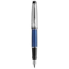 Ручка пір'яна Waterman EXPERT Deluxe Metallic Blue CT  FP F (10 051)
