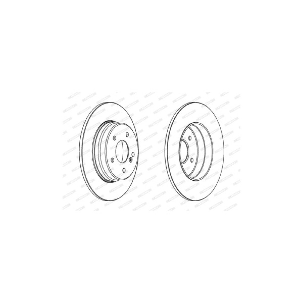Гальмівний диск FERODO DDF963C