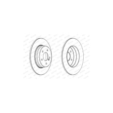 Гальмівний диск FERODO DDF963C