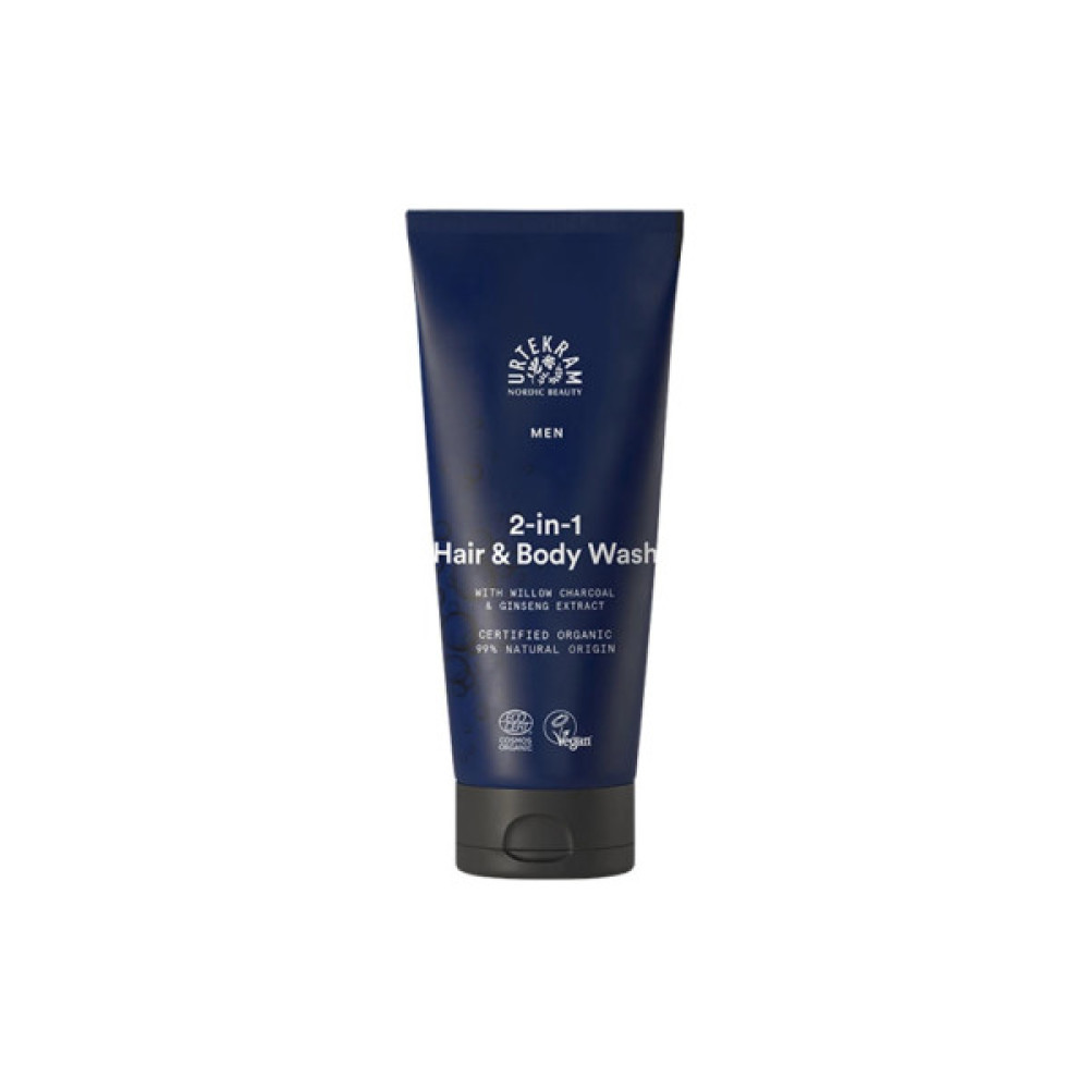 Гель для душу Urtekram Men 2-In-1 Hair & Body Wash 200 мл (5701058013046)