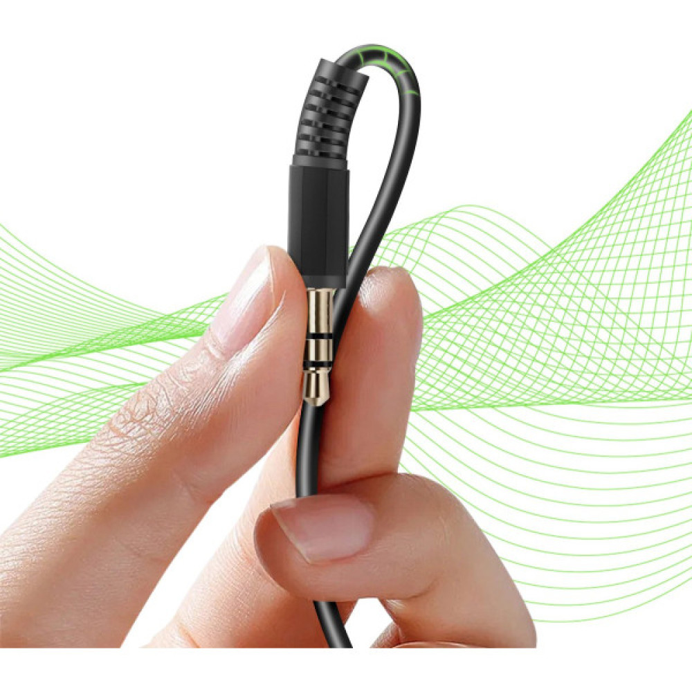 Кабель jack 3.5 > jack 3.5 (M/M) Belkin 1м, чорний