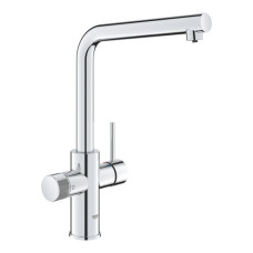 Змішувач для кухні Grohe Blu Pure Minta, довж.виливу - 221мм, поворотний, 2 води, хром