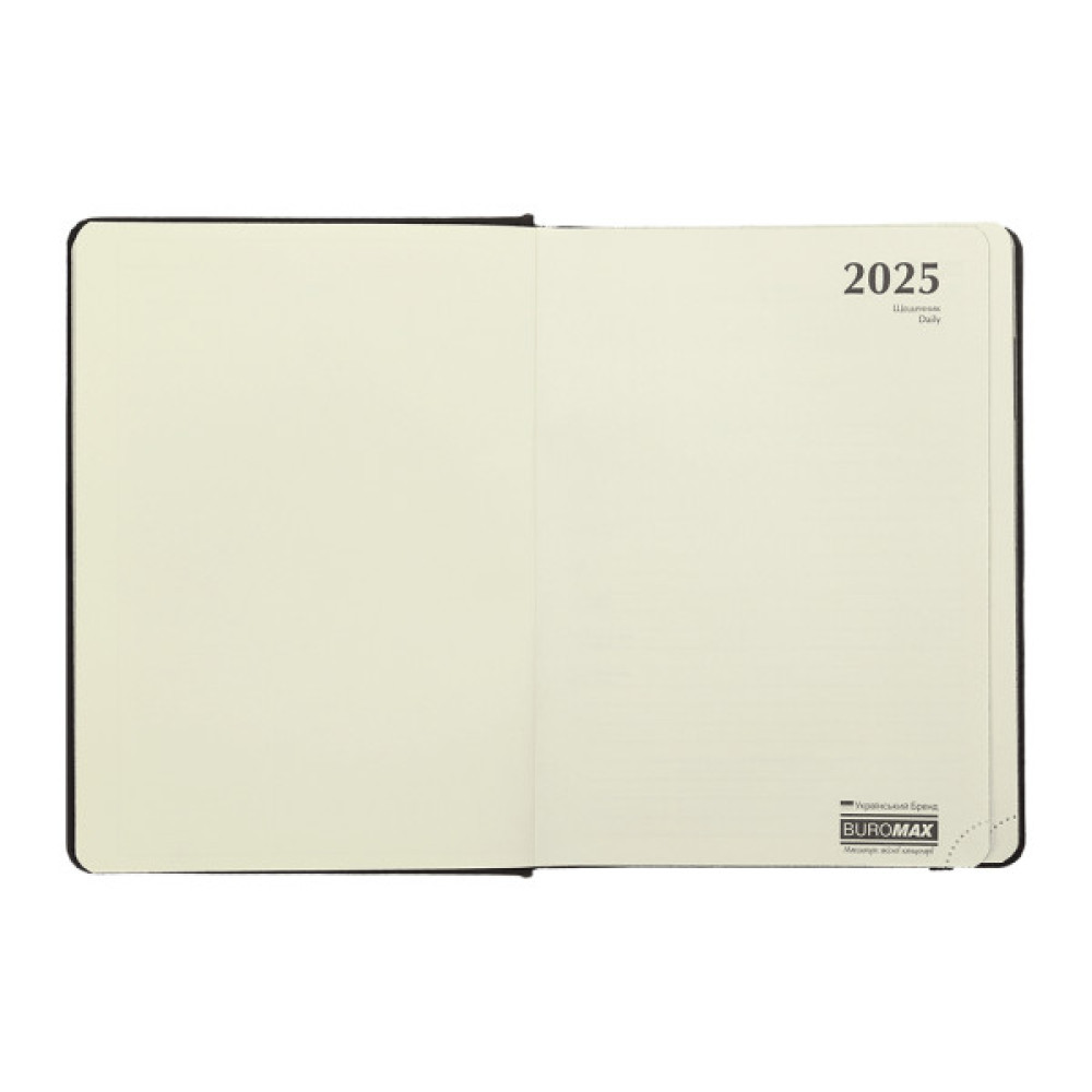 Тижневик Buromax датований 2025 NAVIGATOR, А5 сірий (BM.2124-09)