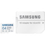 Карта пам'яті Samsung 64GB microSD class 10 UHS-I U3 V30 A2 EVO Plus (MB-MC64SA/EU)