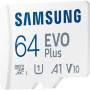 Карта пам'яті Samsung 64GB microSD class 10 UHS-I U3 V30 A2 EVO Plus (MB-MC64SA/EU)