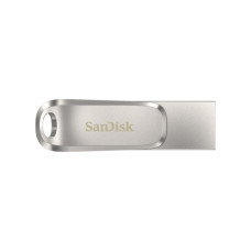 Накопичувач SanDisk  128GB USB 3.1 Type-A + Type-C Dual Drive Luxe Срібний