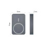 Батарея універсальна EMOS 10000mAh WI1046, 20W, Wireless, grey (B0551GY)