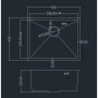 Мийка кухонна GRANADO Under top L STEEL S304 (GS09304) Мийка кухонна GRANADO Under top L STEEL S304 (GS09304)