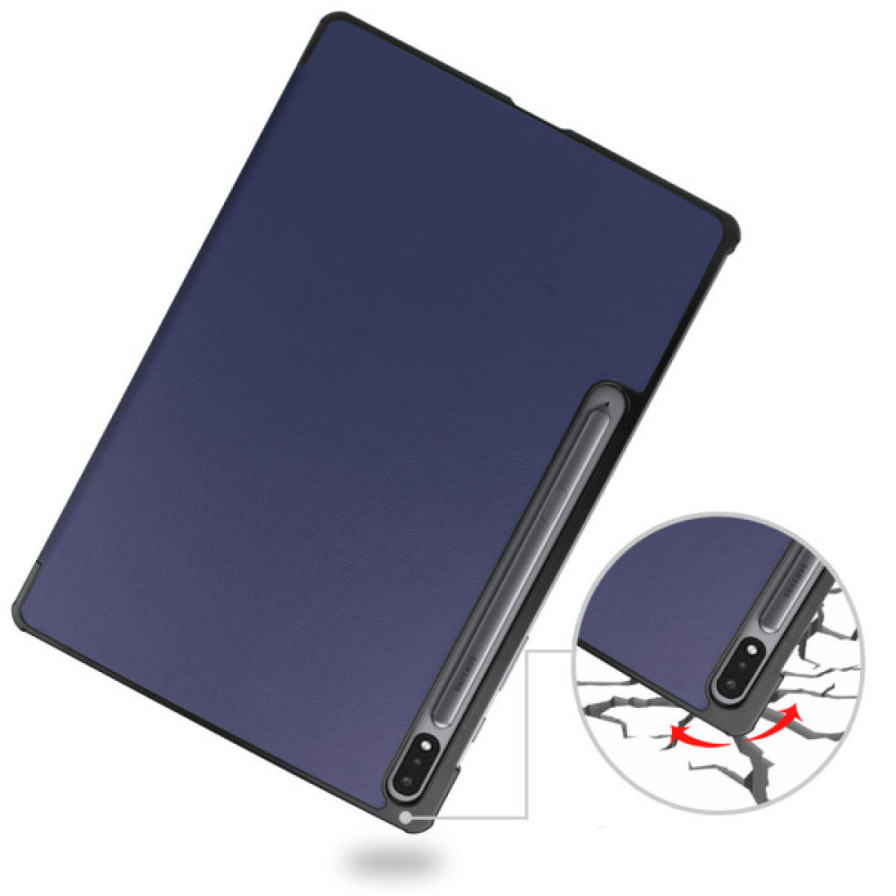 Чохол до планшета BeCover Smart Case Samsung Tab S9 Plus (SM-X810/SM-X816)/S9 FE Plus (SM-X610/SM-X616) 12.4" Deep Blue (710322) Чохол до планшета BeCover Smart Case Samsung Tab S9 Plus (SM-X810/SM-X816)/S9 FE Plus (SM-X610/SM-X616) 12.4" Deep Blue (710322)