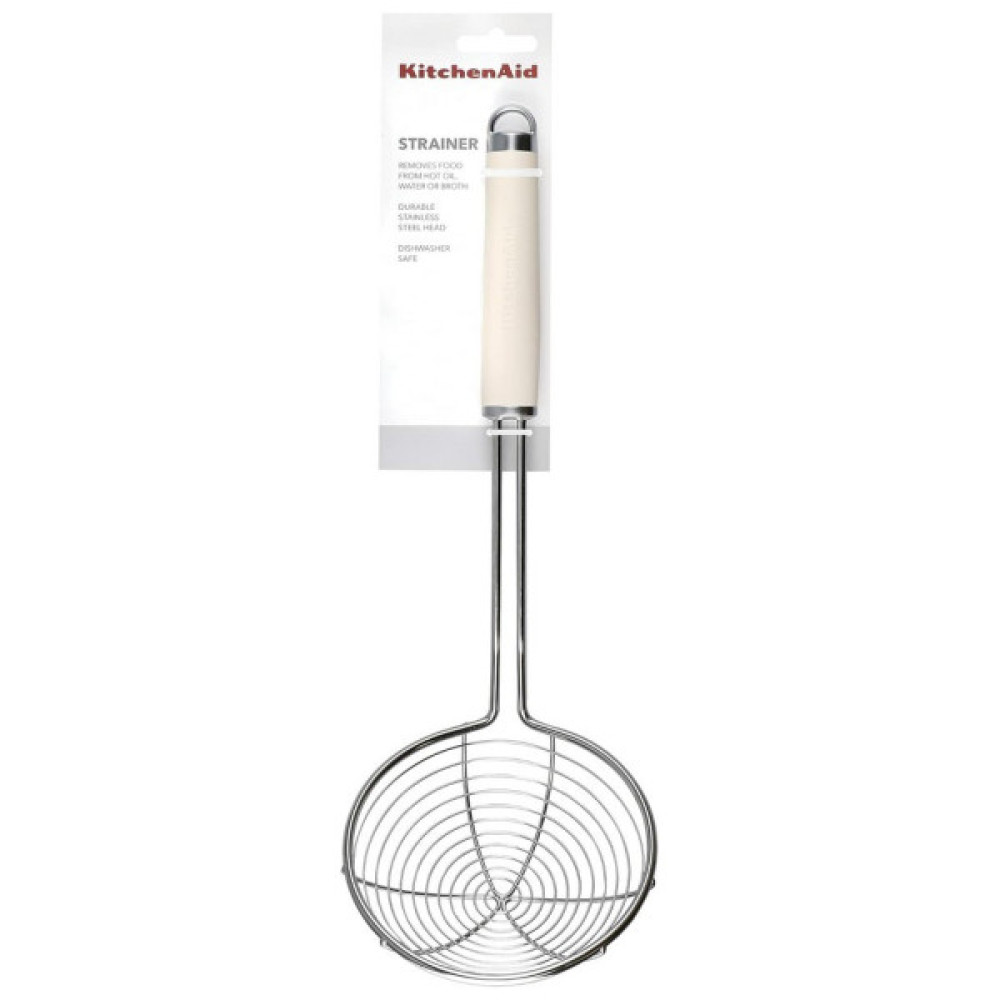 Шумовка KitchenAid Coreline, 38,1 см, кремовий (KAG010OHACE) Шумовка KitchenAid Coreline, 38,1 см, кремовий (KAG010OHACE)
