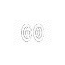 Гальмівний диск FERODO DDF2493C