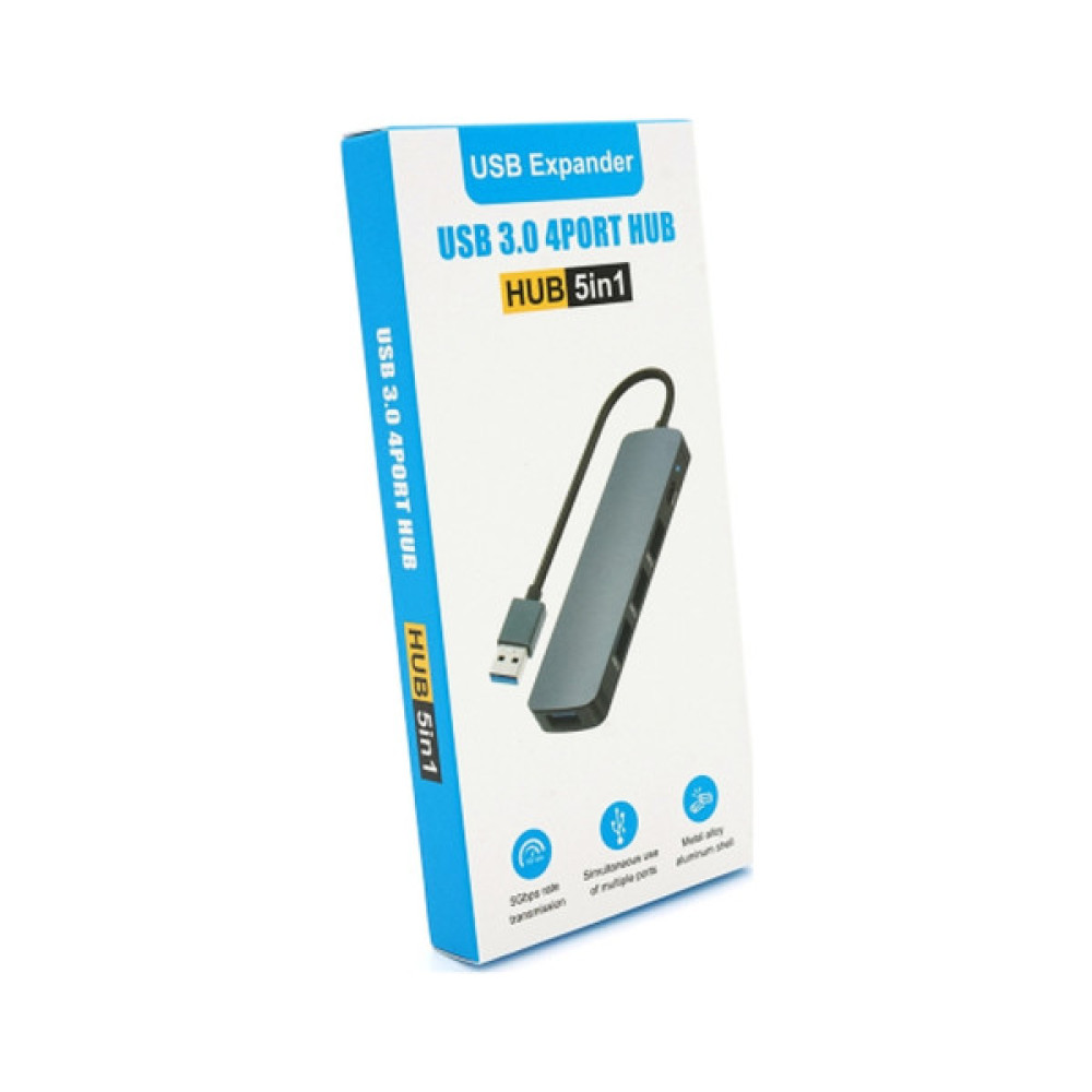 Концентратор Voltronic USB 3.0 to 4xUSB 0.2m aluminum (YT-3H4/2TB)