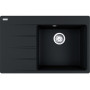 Мийка кухонна Franke Centro, фраграніт, прямокутник, з крилом, 780х500х200мм, чаша - 1, накладна, CNG 611-78 TL , онікс