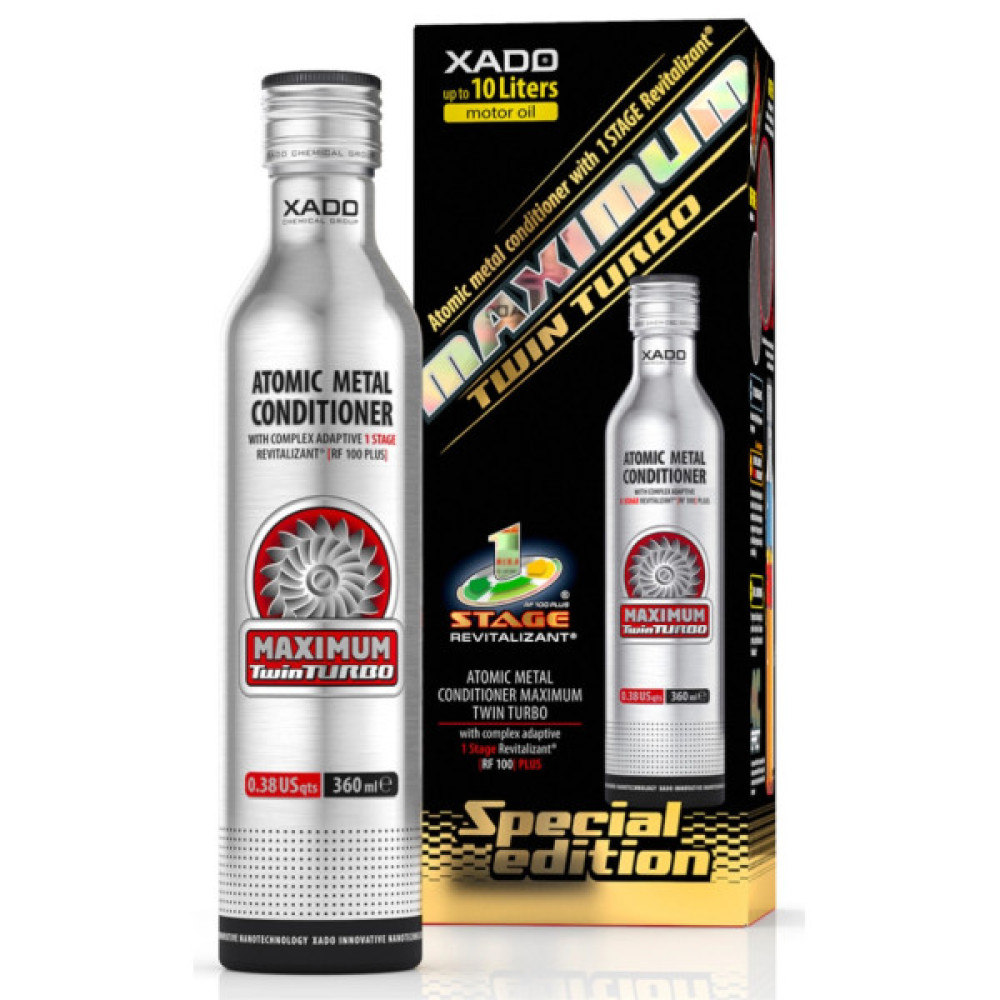 Присадка автомобільна Xado Maximum TwinTurbo з ревіталізантом 360мл (ХА 40028_1)