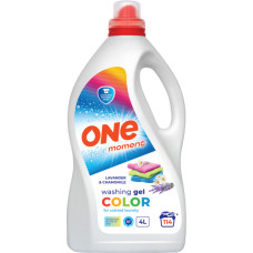 Гель для прання One Moment Color Lavander & Chamomile 4 л (4820096036938)