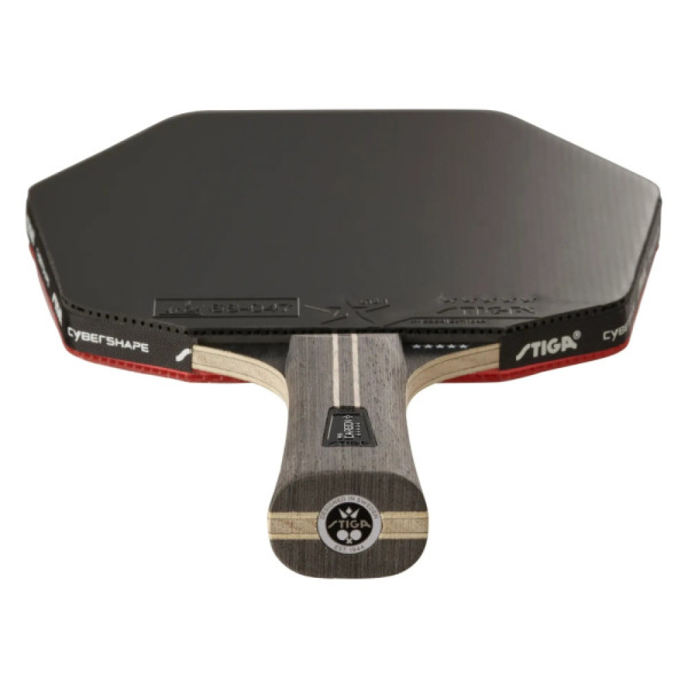 Ракетка для настільного тенісу Stiga Pro Carbon Plus Cybershape 5 Star FL (1215-0401-35) (931184)