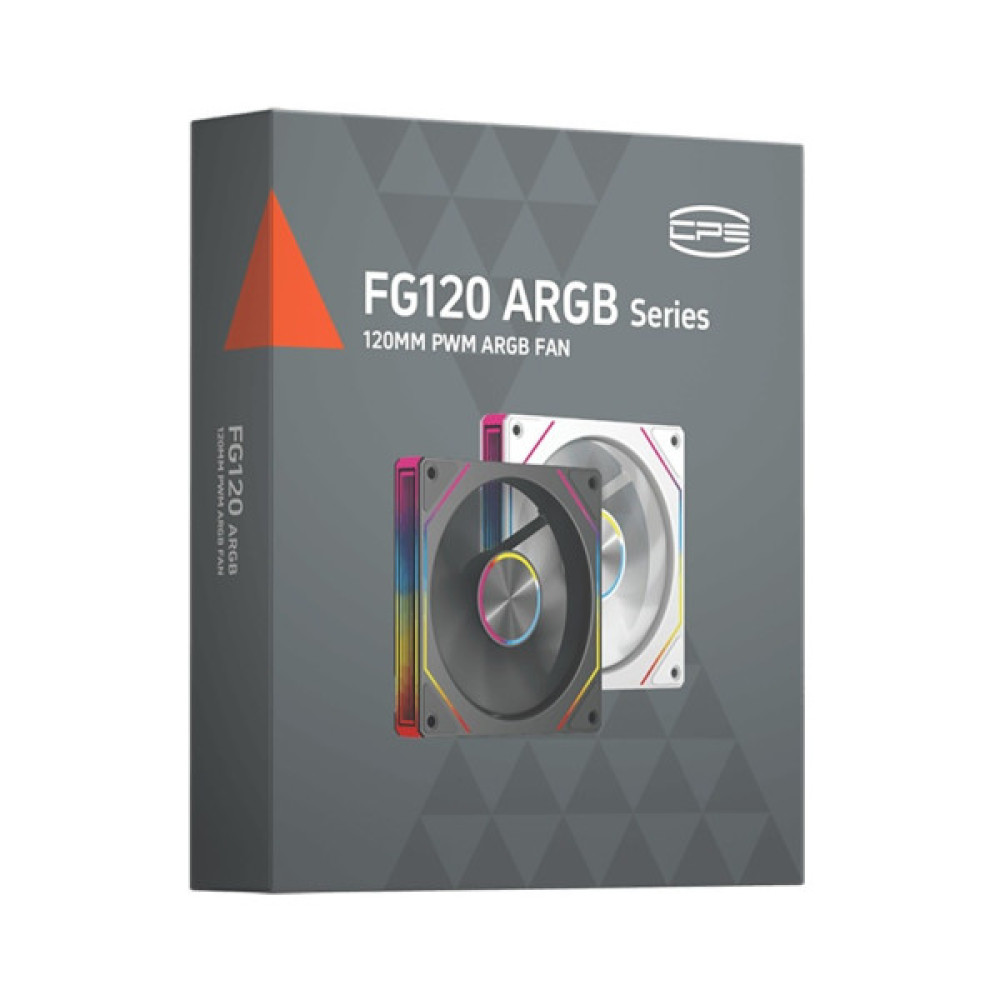 Кулер до корпусу PcCooler Вентилятор реверсний PCCOOLER FG120R ARGB BK чорний для корпусу 1 (FG120R ARGB BK)