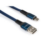 Дата кабель USB 2.0 AM to Micro 5P 1m flat nylon blue Vinga (VCPDCMFNB1B) Дата кабель USB 2.0 AM to Micro 5P 1m flat nylon blue Vinga (VCPDCMFNB1B)