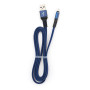 Дата кабель USB 2.0 AM to Micro 5P 1m flat nylon blue Vinga (VCPDCMFNB1B) Дата кабель USB 2.0 AM to Micro 5P 1m flat nylon blue Vinga (VCPDCMFNB1B)