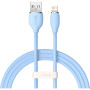 Дата кабель USB 2.0 AM to Lightning 1.2m 2.4A Jelly Liquid Silica Gel Blue Baseus (CAGD000003) Дата кабель USB 2.0 AM to Lightning 1.2m 2.4A Jelly Liquid Silica Gel Blue Baseus (CAGD000003)