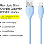 Дата кабель USB 2.0 AM to Lightning 1.2m 2.4A Jelly Liquid Silica Gel Blue Baseus (CAGD000003) Дата кабель USB 2.0 AM to Lightning 1.2m 2.4A Jelly Liquid Silica Gel Blue Baseus (CAGD000003)