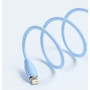 Дата кабель USB 2.0 AM to Lightning 1.2m 2.4A Jelly Liquid Silica Gel Blue Baseus (CAGD000003) Дата кабель USB 2.0 AM to Lightning 1.2m 2.4A Jelly Liquid Silica Gel Blue Baseus (CAGD000003)
