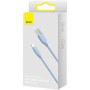 Дата кабель USB 2.0 AM to Lightning 1.2m 2.4A Jelly Liquid Silica Gel Blue Baseus (CAGD000003) Дата кабель USB 2.0 AM to Lightning 1.2m 2.4A Jelly Liquid Silica Gel Blue Baseus (CAGD000003)