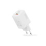 Зарядний пристрій Digitus 1xUSB-C + 1xUSB PD45W GaN white (DA-10302)