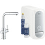 Змішувач для кухні Grohe Blue Home, довж.виливу - 223мм,  поворотний, витяжний, 1 важіль + сенсор, хром