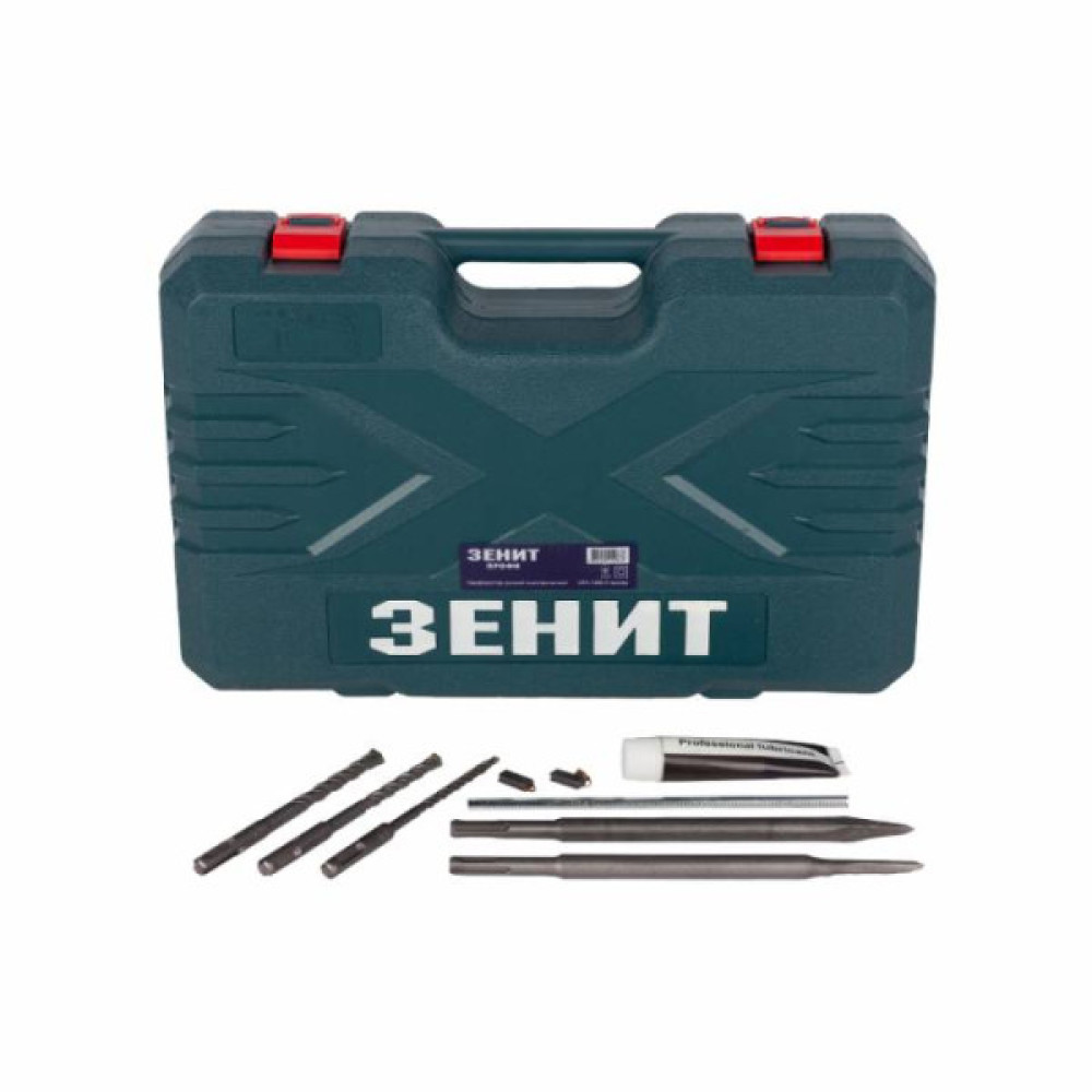 Перфоратор Зеніт ЗПП-1200/2 DFR Профі SDS-Plus+ШЗП 1200Вт 3.8Дж 3.45кг кейс