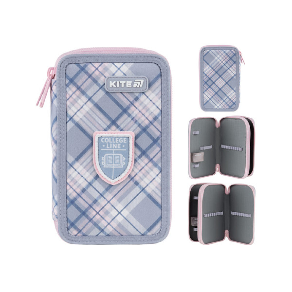Пенал Kite 623 College Line Girl, 2 відділення (K25-623-1)