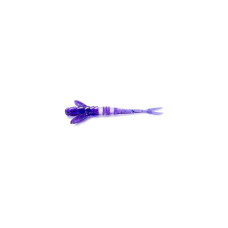 Силікон рибальський FishUP Flit 1.5" 060 - Dark Violet/Павлина&Silver (10шт/уп) (1864.03.23)