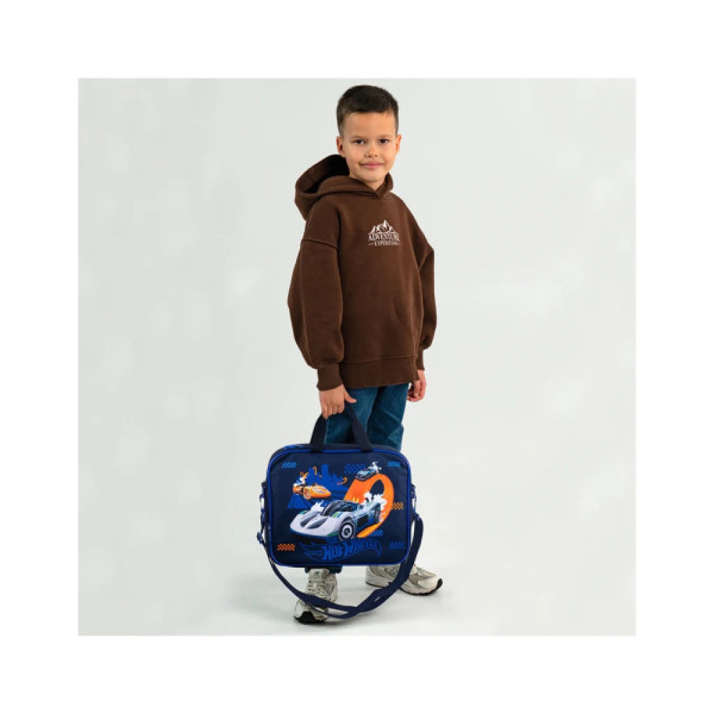 Сумка дитяча Kite A4 Hot Wheels 589 шкільна, текстильна (HW25-589)