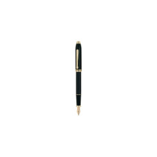 Ручка пір'яна Cross TOWNSEND Lacq. Black  FP F (Cr57600f)