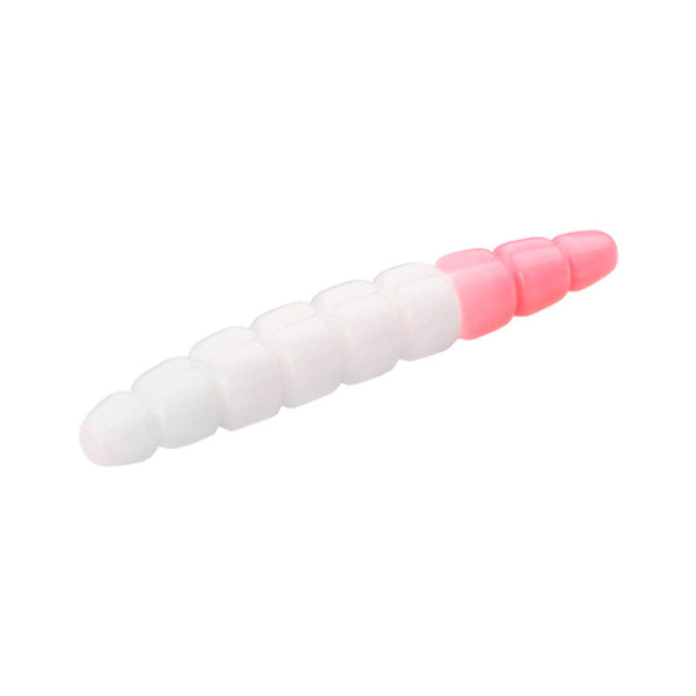Силікон рибальський FishUP Morio 1.2" 132 - White/Bubble Gum, cheese taste (12шт/уп) (1864.13.29)