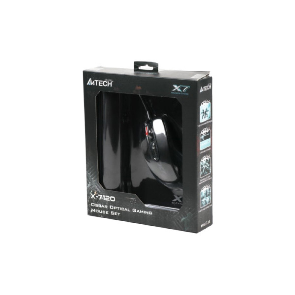Мишка A4Tech X-7120 Black (4711421932172)