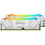 Модуль пам'яті для комп'ютера DDR5 32GB (2x16GB) 7600 MHz Renegade RGB White XMP Kingston Fury (ex.HyperX) (KF576C38RWAK2-32) Модуль пам'яті для комп'ютера DDR5 32GB (2x16GB) 7600 MHz Renegade RGB White XMP Kingston Fury (ex.HyperX) (KF576C38RWAK2-32)