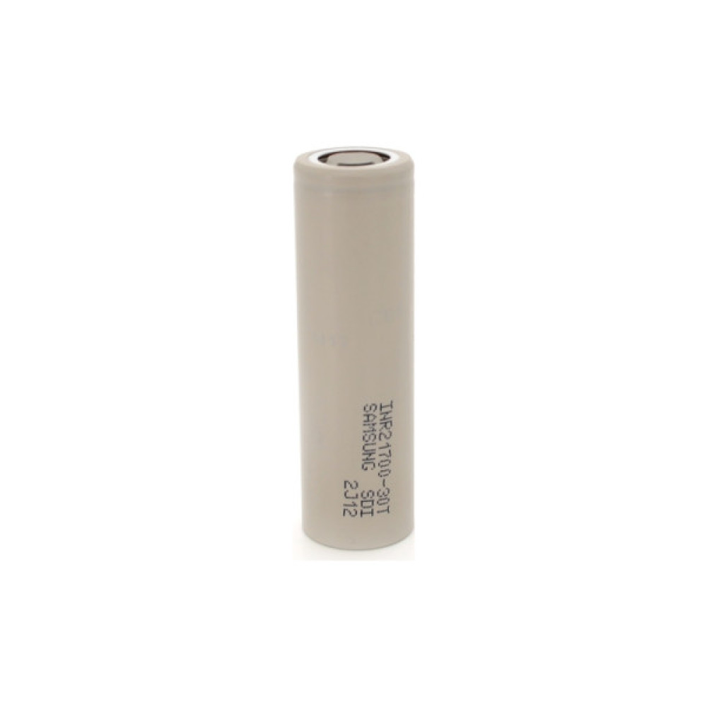 Акумулятор 21700 3000mAh, 7.2(14.4)A, 4.2/3.69/2.5V, Gray Samsung (INR21700(30T) / 28227)