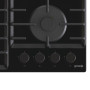 Варильна поверхня Gorenje газова на склі, 60см, чавун, чорний Варильна поверхня Gorenje газова на склі, 60см, чавун, чорний