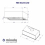 Витяжка кухонна Minola HBI 5025 I LED Витяжка кухонна Minola HBI 5025 I LED