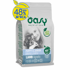 Сухий корм для собак OASY One Animal Protein PUPPY Small/Mini з ягням 800 г (8053017348315)
