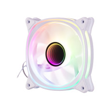 Корпусний вентилятор 2E GAMING Air Cool X Fan ACF120XB-ARGB, 120мм, 1200rpm, 3pin, 3pin +5VARGB, 20,4dBa, білий