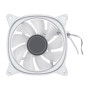 Корпусний вентилятор 2E GAMING Air Cool X Fan ACF120XB-ARGB, 120мм, 1200rpm, 3pin, 3pin +5VARGB, 20,4dBa, білий