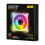 Корпусний вентилятор 2E GAMING Air Cool X Fan ACF120XB-ARGB, 120мм, 1200rpm, 3pin, 3pin +5VARGB, 20,4dBa, білий