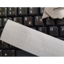 Наклейка на клавіатуру BestKey мініатюрна прозора, 56, білий (BKm3WhTr)