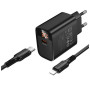 Зарядний пристрій BOROFONE BA97A Ilustre USB-C PD30W digital display + cable USB-C to Lightning Black (6941991120497) Зарядний пристрій BOROFONE BA97A Ilustre USB-C PD30W digital display + cable USB-C to Lightning Black (6941991120497)