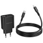 Зарядний пристрій BOROFONE BA97A Ilustre USB-C PD30W digital display + cable USB-C to Lightning Black (6941991120497) Зарядний пристрій BOROFONE BA97A Ilustre USB-C PD30W digital display + cable USB-C to Lightning Black (6941991120497)