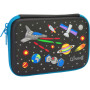Пенал Cool For School з тисненням 1 відділення Чорний (QT-5661-Black) Пенал Cool For School з тисненням 1 відділення Чорний (QT-5661-Black)